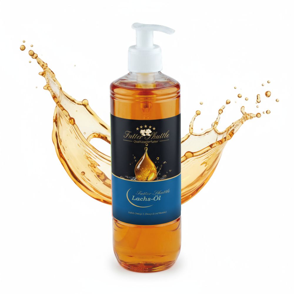 Futter Shuttle Lachsöl für Hunde & Katzen – Omega 3 & 6 in Premiumqualität