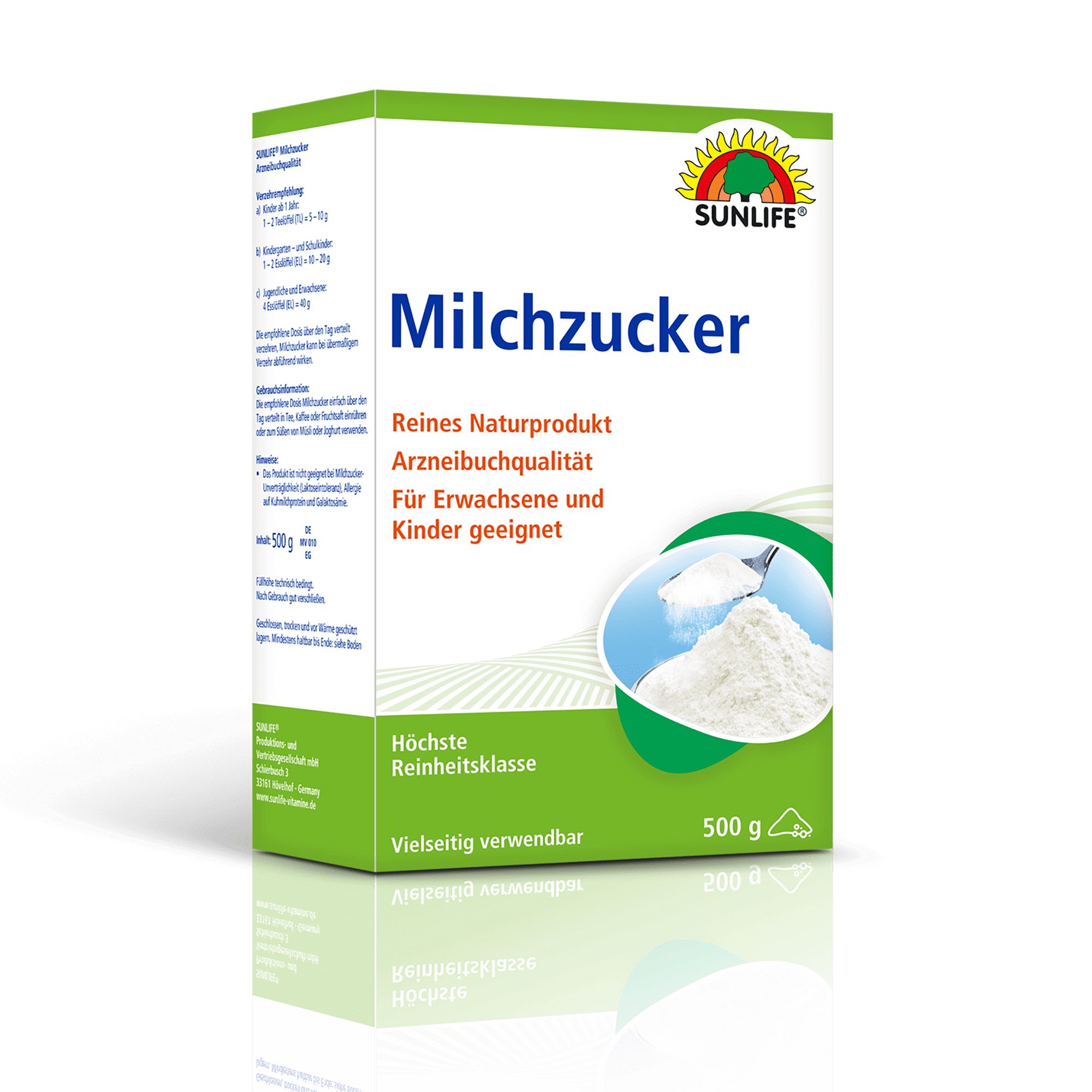 SUNLIFE® Milchzucker