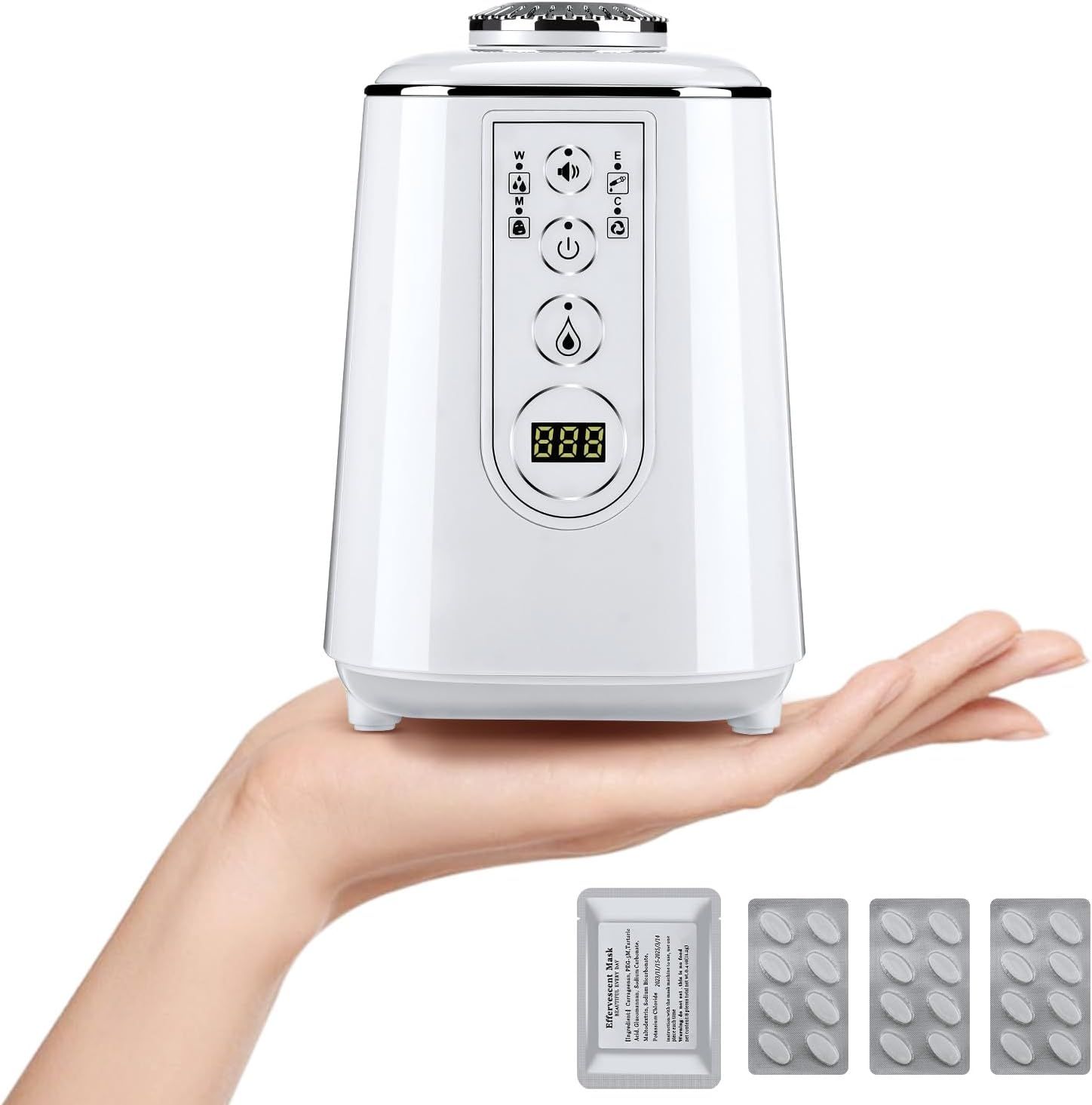 COOL-i Mini Facial Mask Maker,DIY Gesichtsmaske mit Kollagen, kompakte Hautpflege Maschine