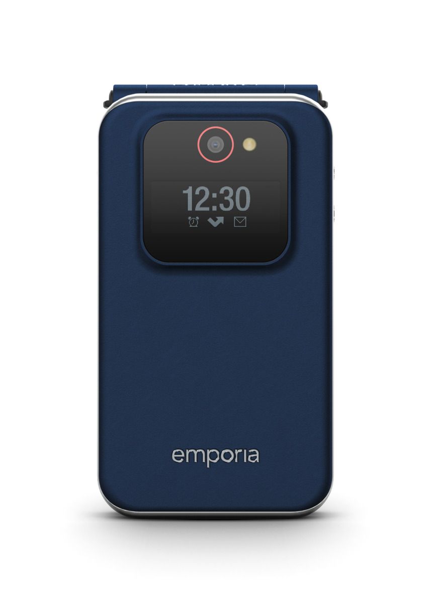 emporia JOY Senioren Klapptelefon Handy blau 128MB 2,8 Zoll 2MP Notruffunktion