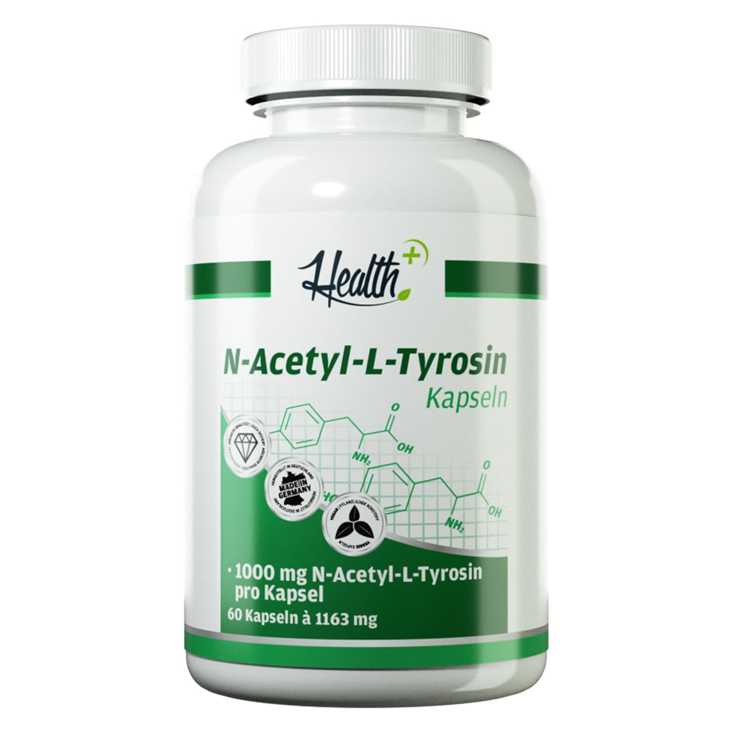 HEALTH+ NACETYLLTYROSIN 60 St Shop Apotheke