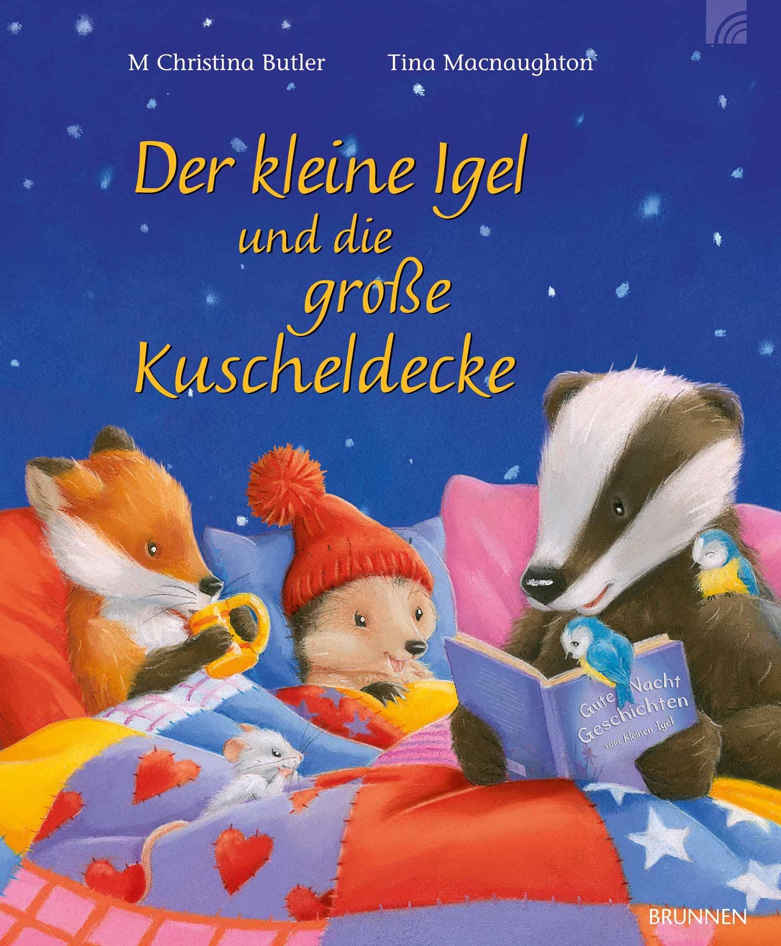 Der kleine Igel und die große Kuscheldecke Eine bezaubernde Tiergeschichte zum Vorlesen. Ein Kind...