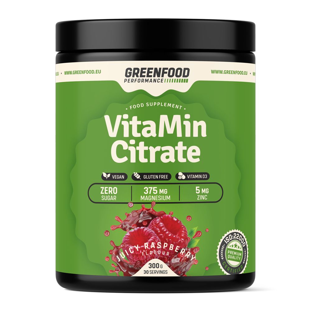 GreenFood Nutrition Performance VitaMin Citrate Juicy Raspberry