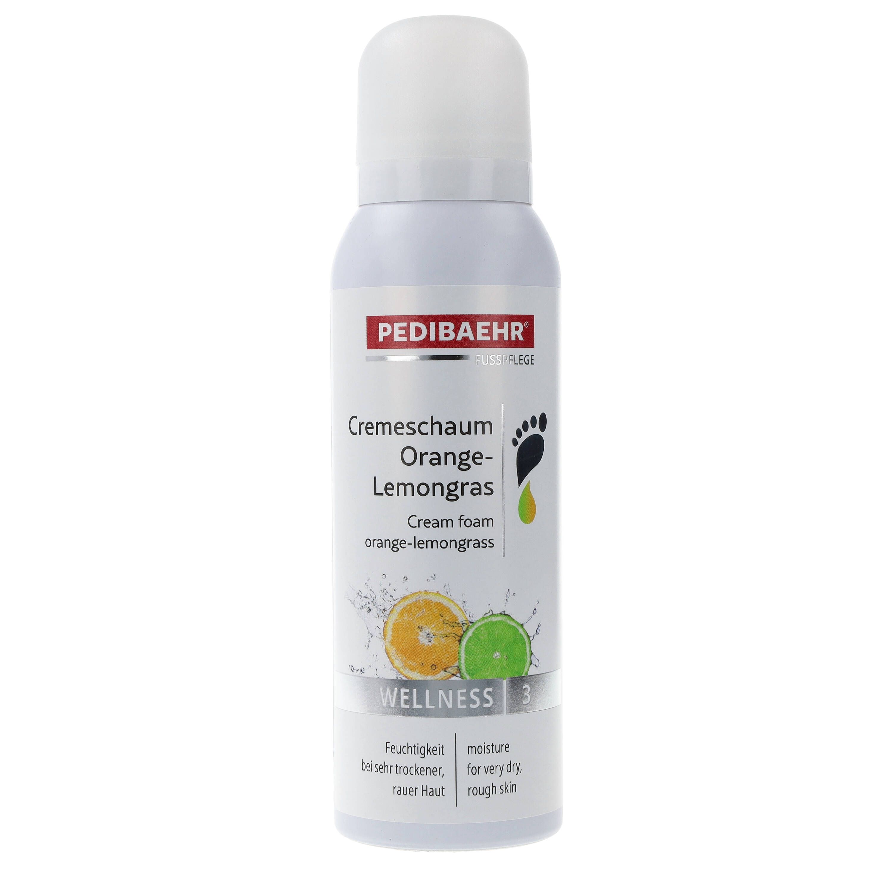 Pedibaehr Fuß-Cremeschaum Orange-Lemongras 125 ml Schaum