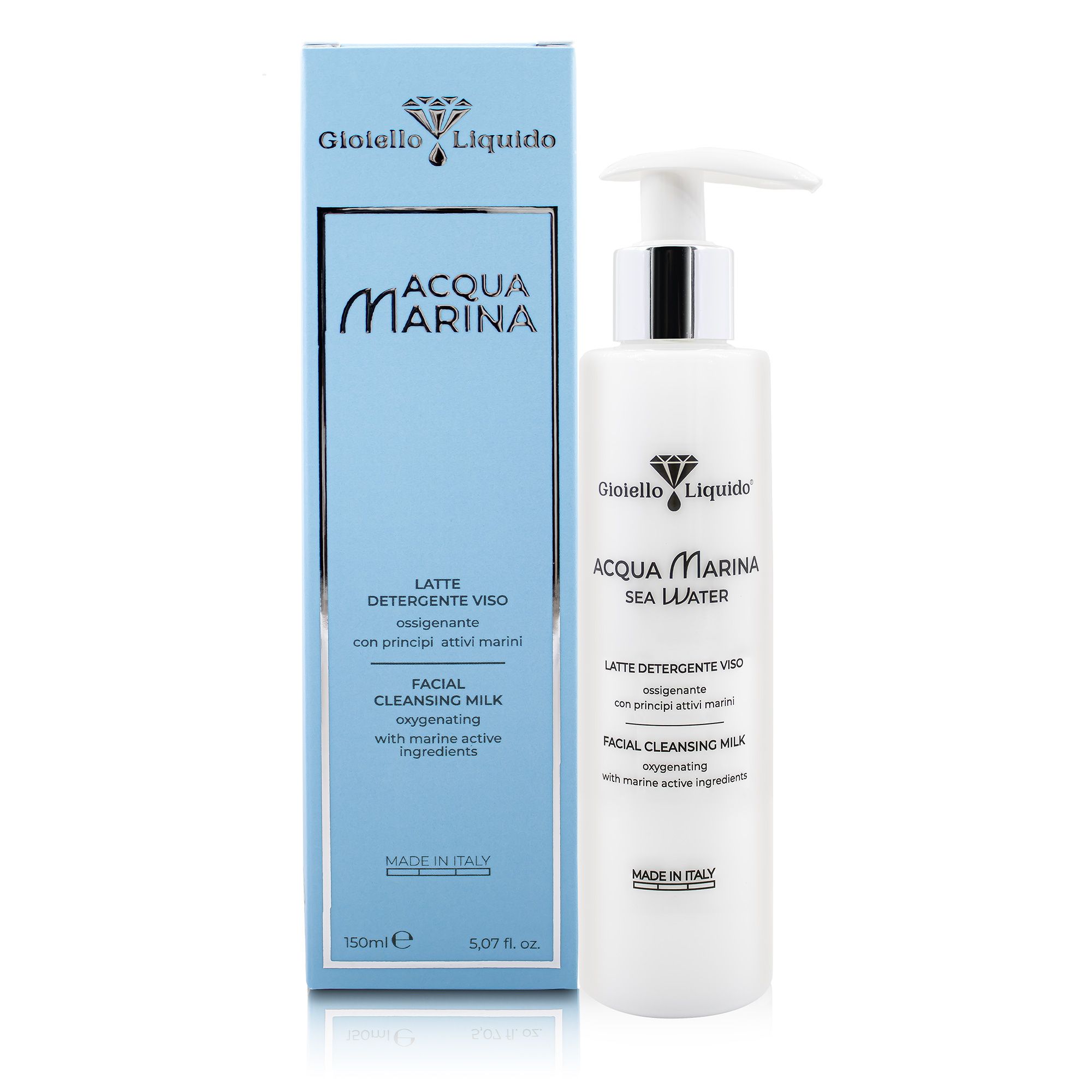 Gioiello Liquido Gesichtspflegeset Tonic, Reinigungsmilch und Peeling
