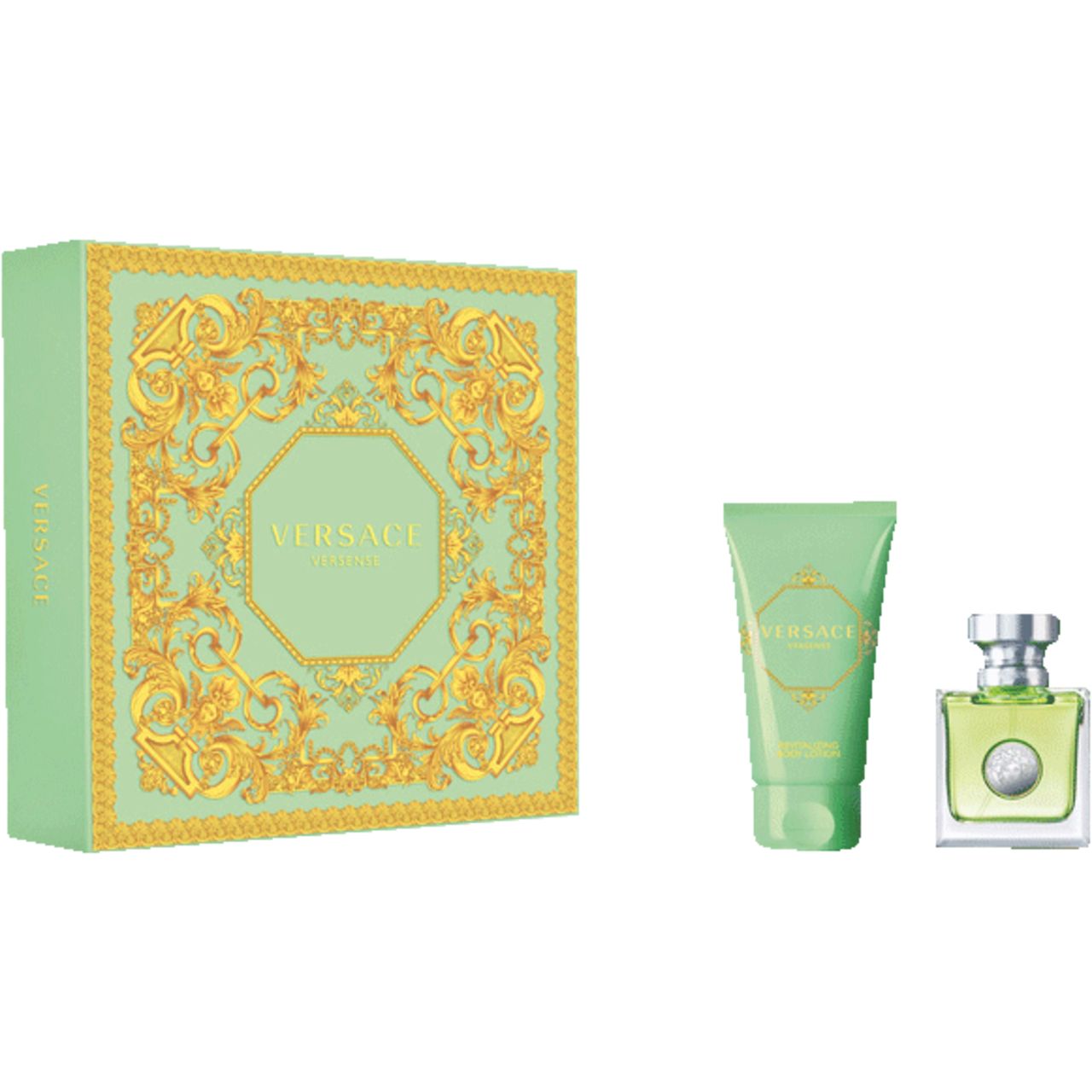 Versace, Versense Set = E.d.T. Nat. Spray 30 ml + Body Lotion 50 ml