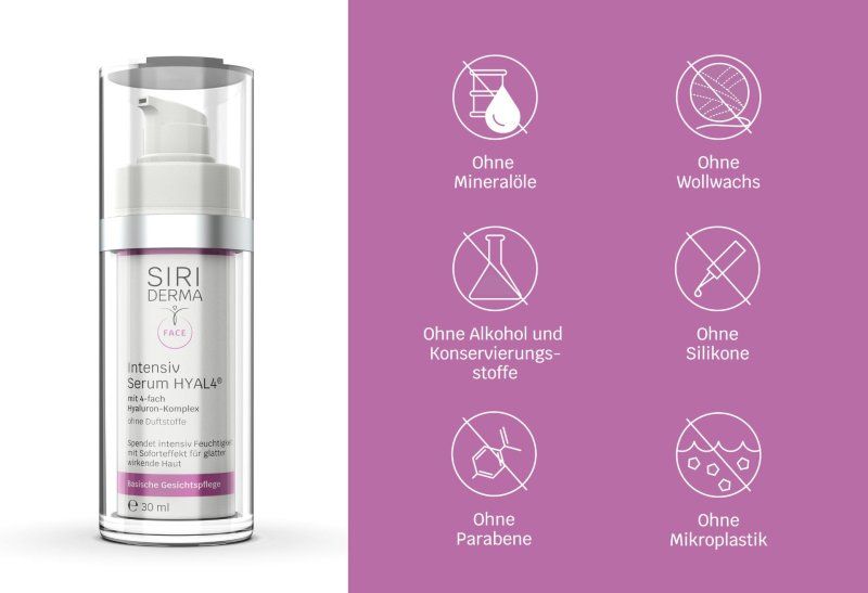 Siriderma Intensiv-Serum Hyal4 30 ml Creme