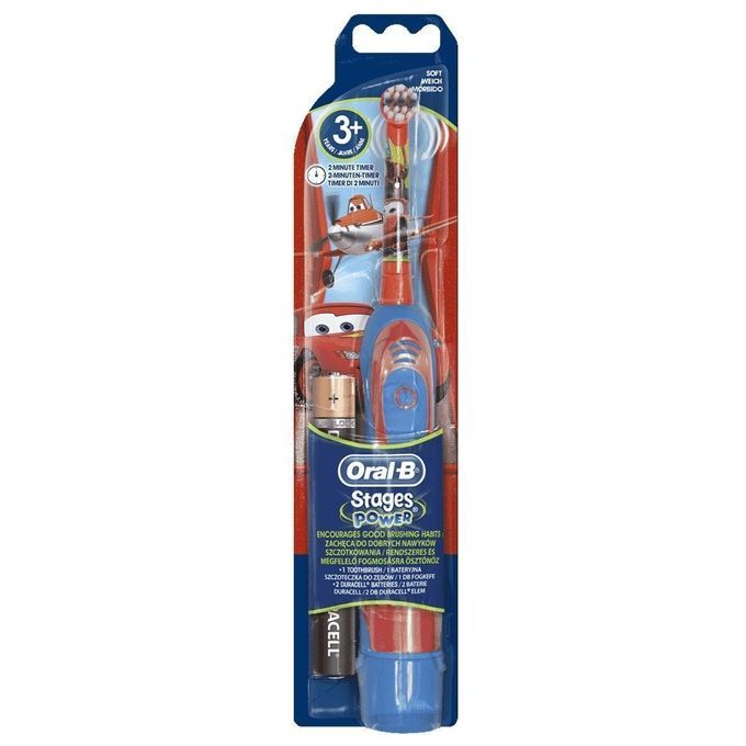 Braun 400KIDS Bambino Spazzolino rotante Blu, Rosso spazzolino elettrico