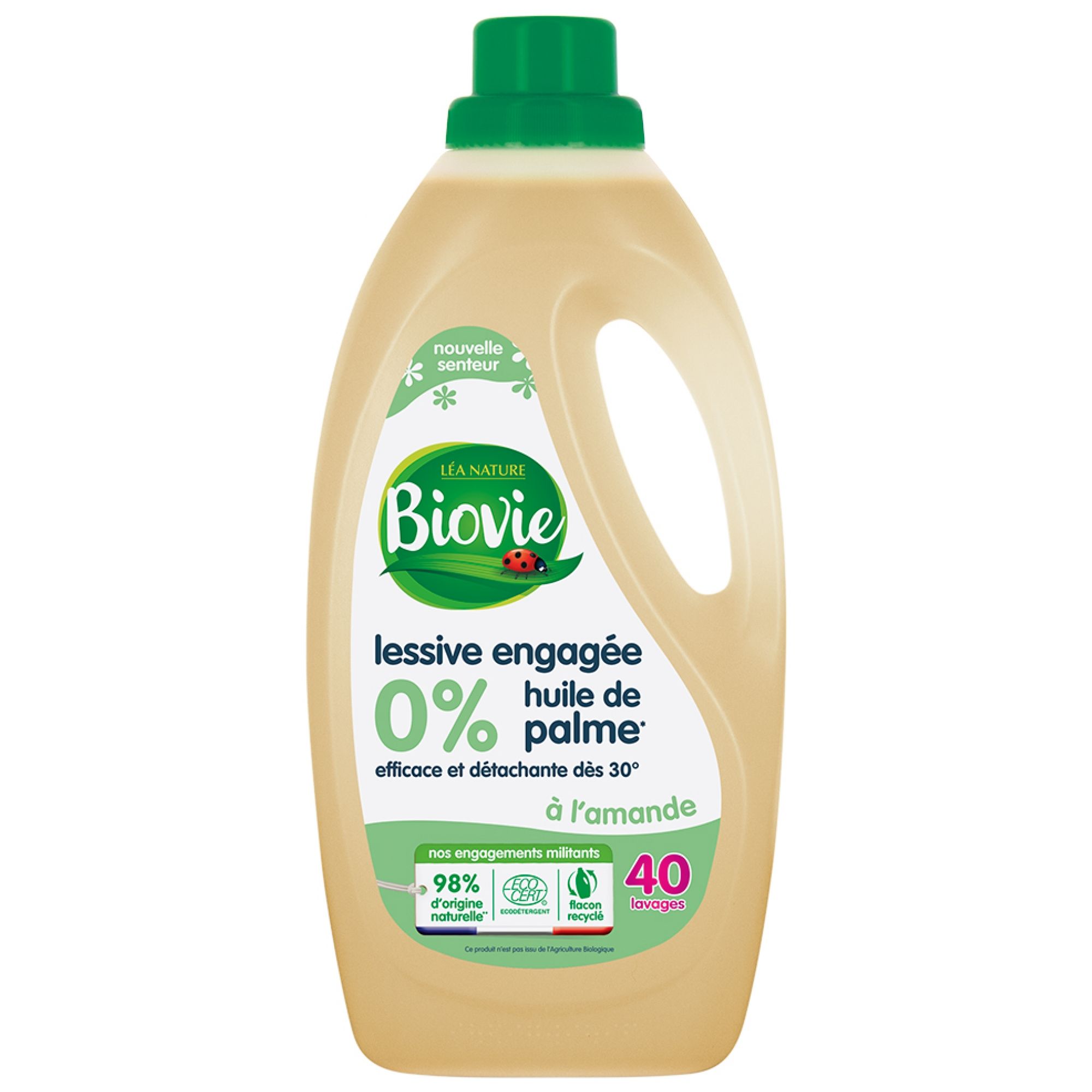 Biovie Waschmittel Engagiert Mandel 30,5x13x8 cm