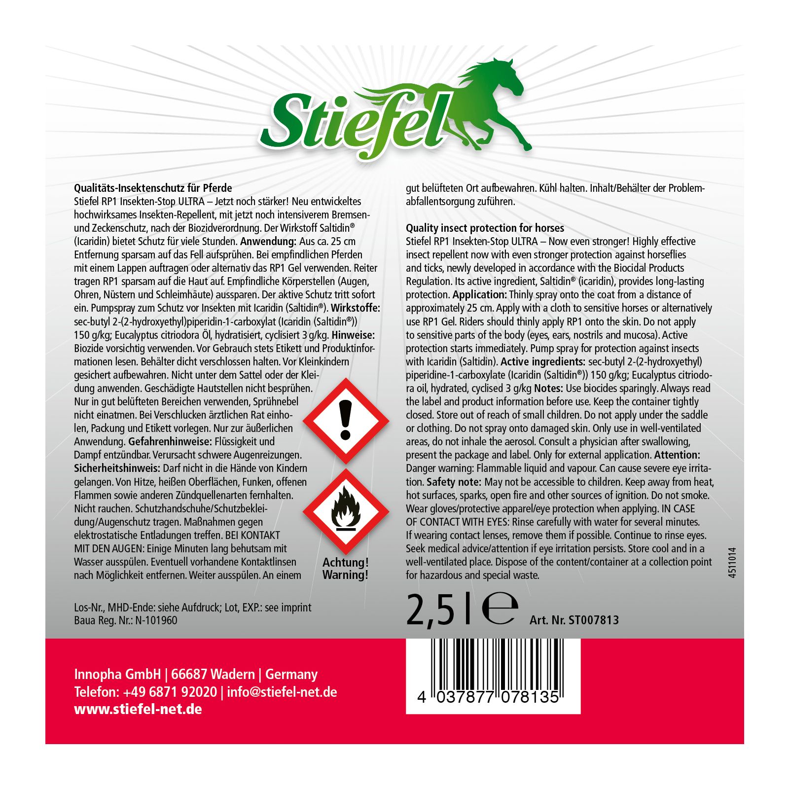 Stiefel RP1 Insekten-Stop Ultra