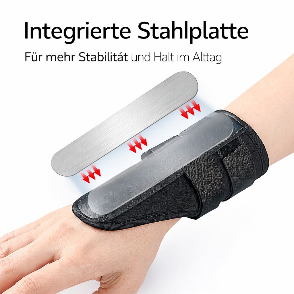 Golf Handgelenkstütze mit Schiene, verstellbare Bandage, atmungsaktiv für Training