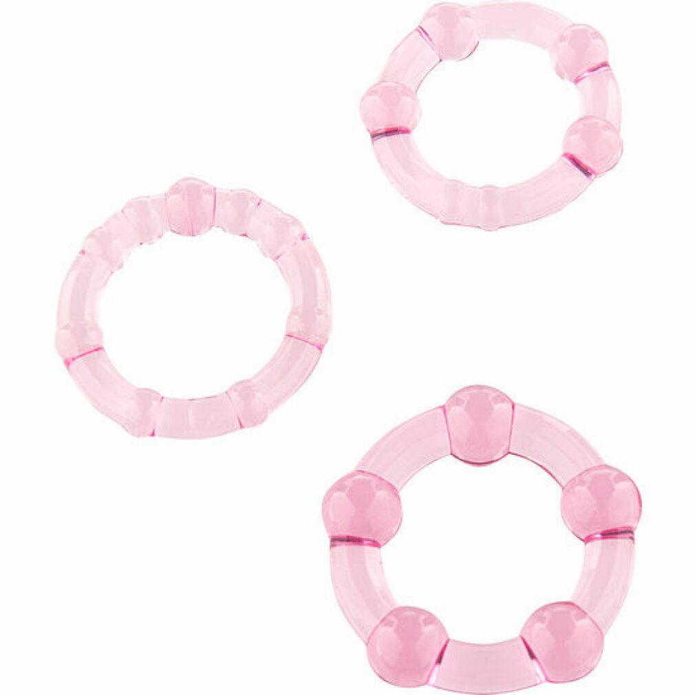Seven Creations - Set aus drei Penisringen 0,03 l