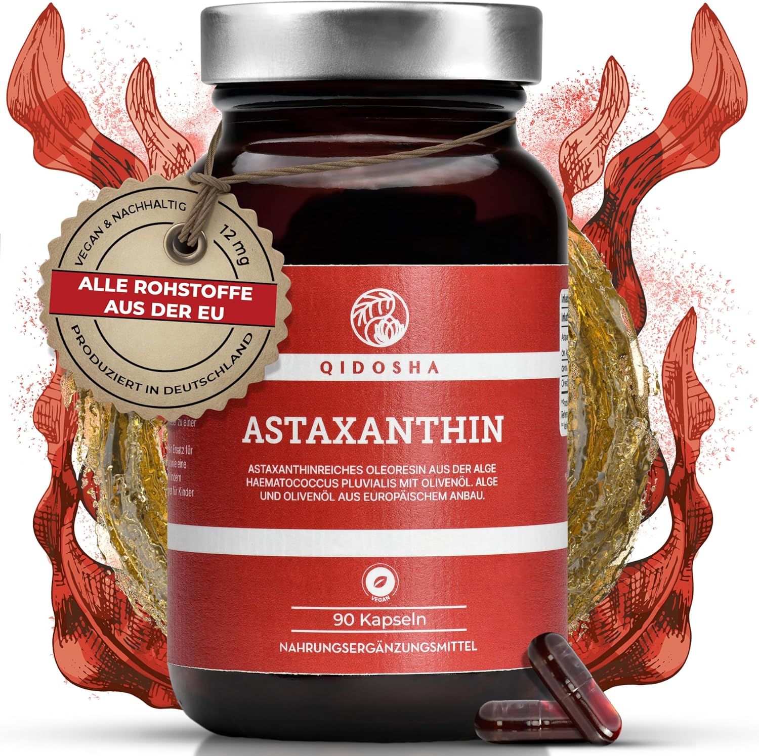 Qidosha Astaxanthin Softgels 54 g Kapseln