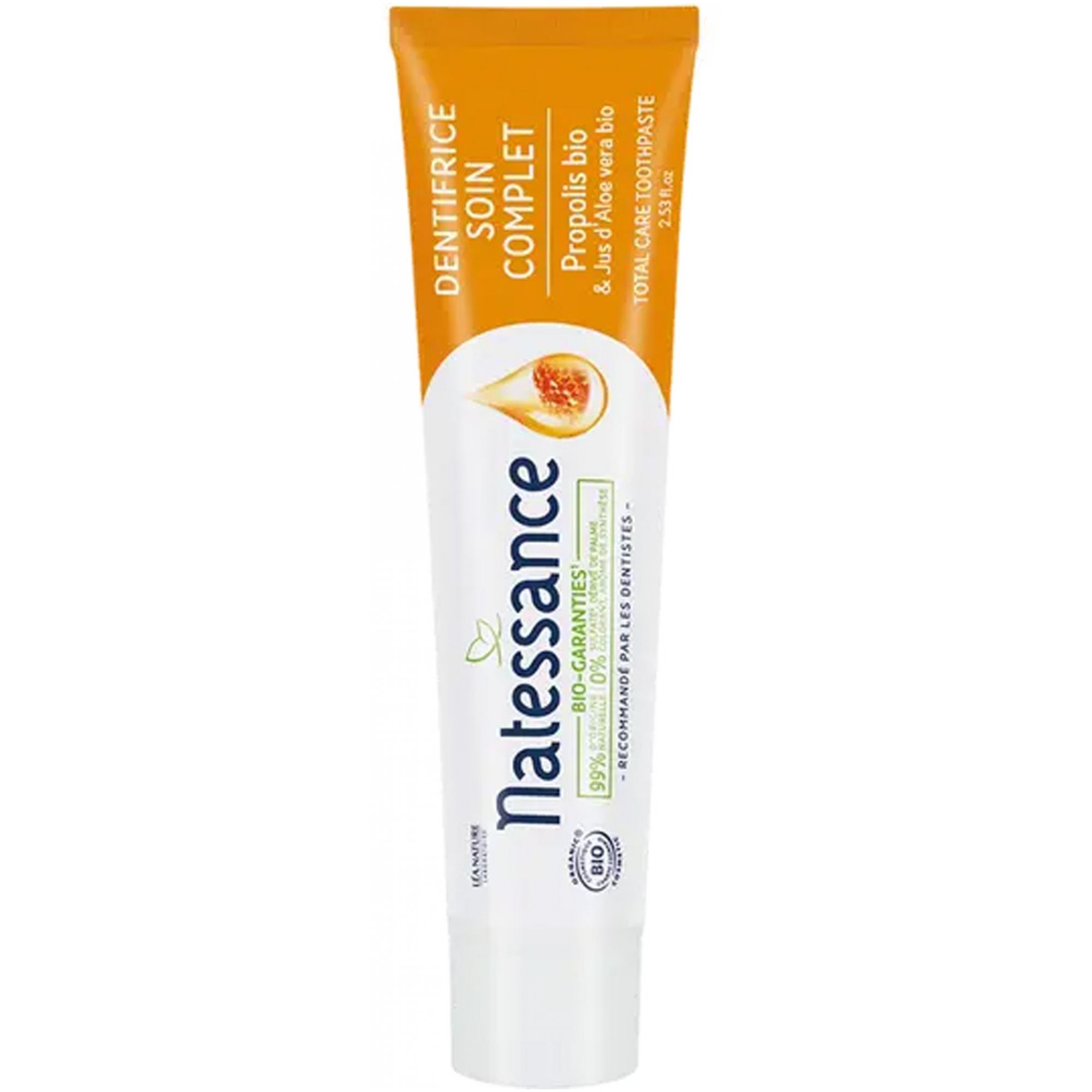 Natessance Zahnpasta Komplettpflege Bio Propolis 17x3,2x4,8 cm