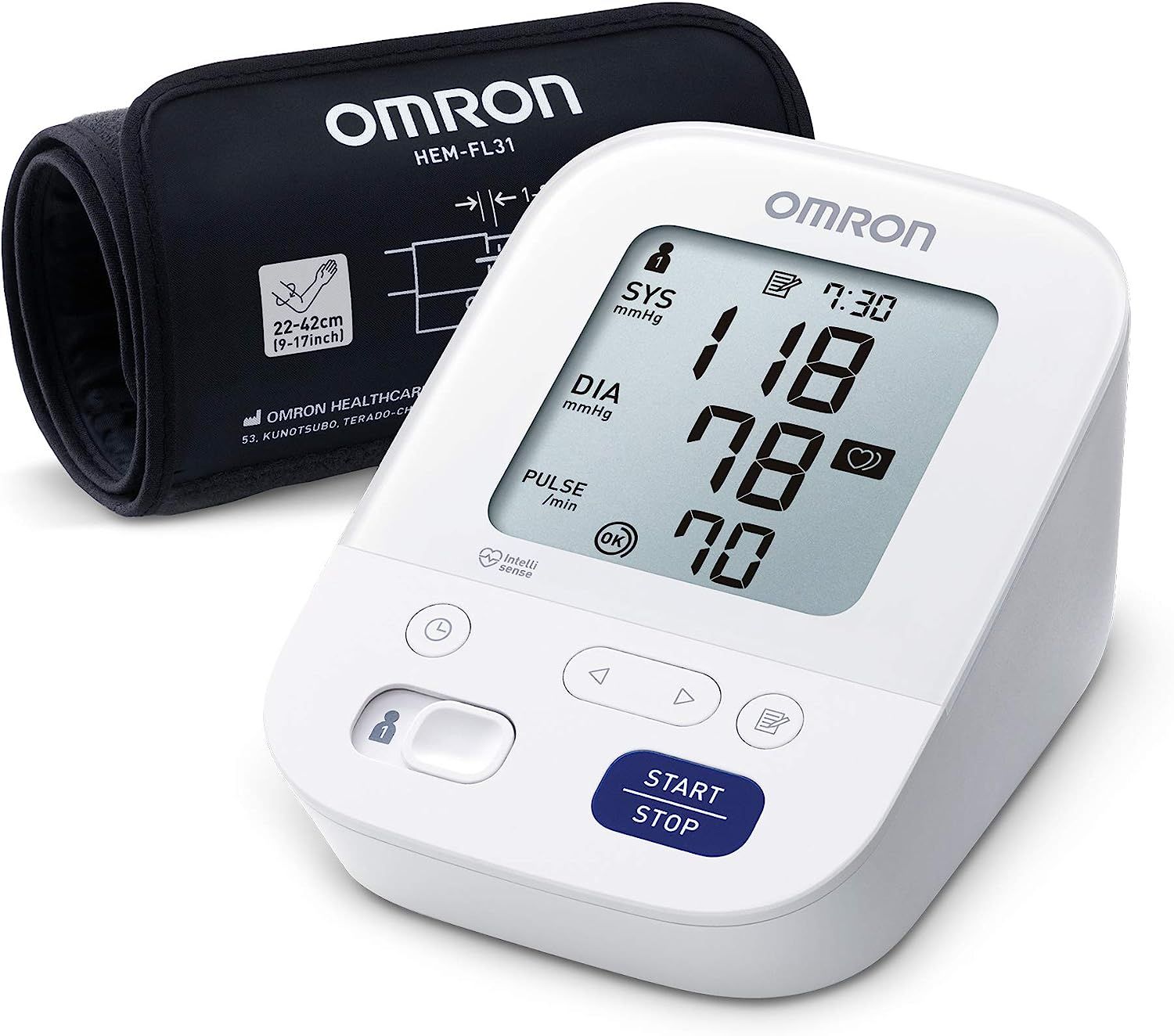 OMRON Comfort – Automatisches Blutdruckmessgerät Oberarm, klinisch validiert, auch für Diabetiker
