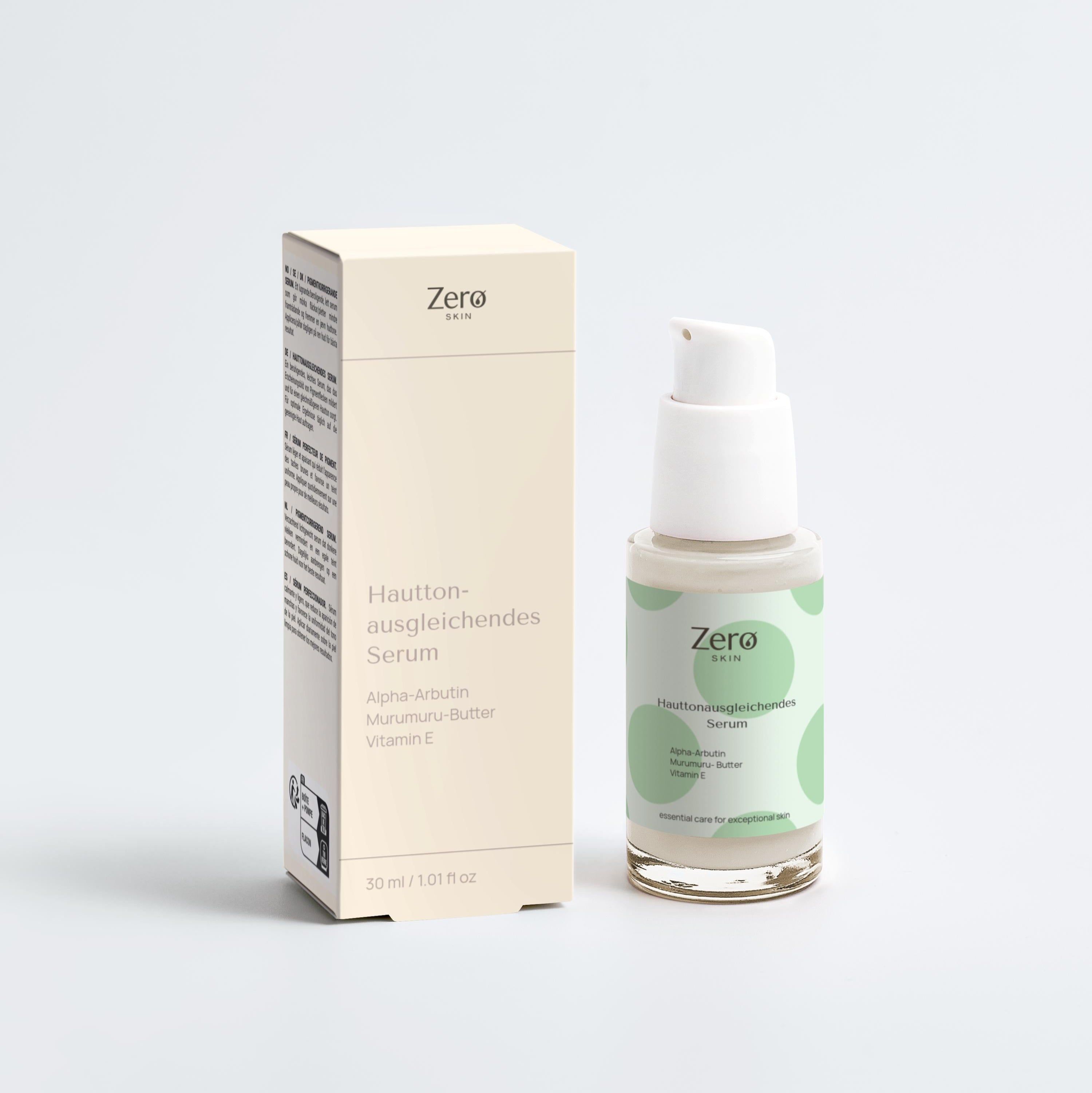 Zero Skin Hauttonausgleichendes Serum, aufhellend ausgleichend für Pigmentflecken