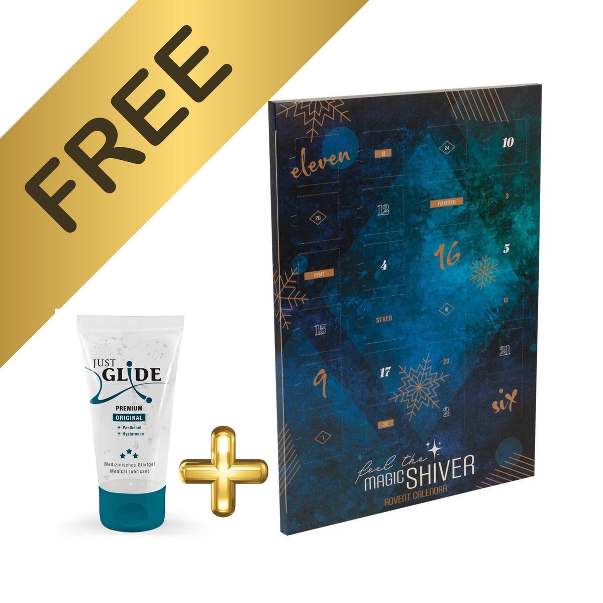 Magic Shiver Erotik Adventskalender Set 2024 + Schokokalender & Gleitgel Gratis