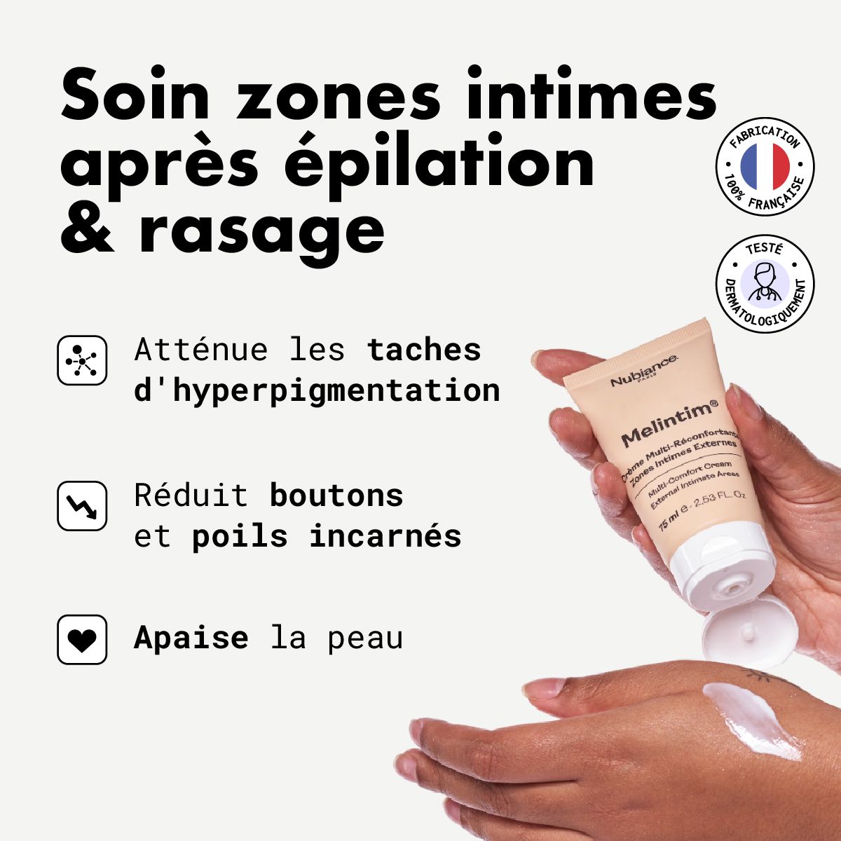 Nubiance - Melintim Beruhigende Intimpflege für den äußeren Intimbereich