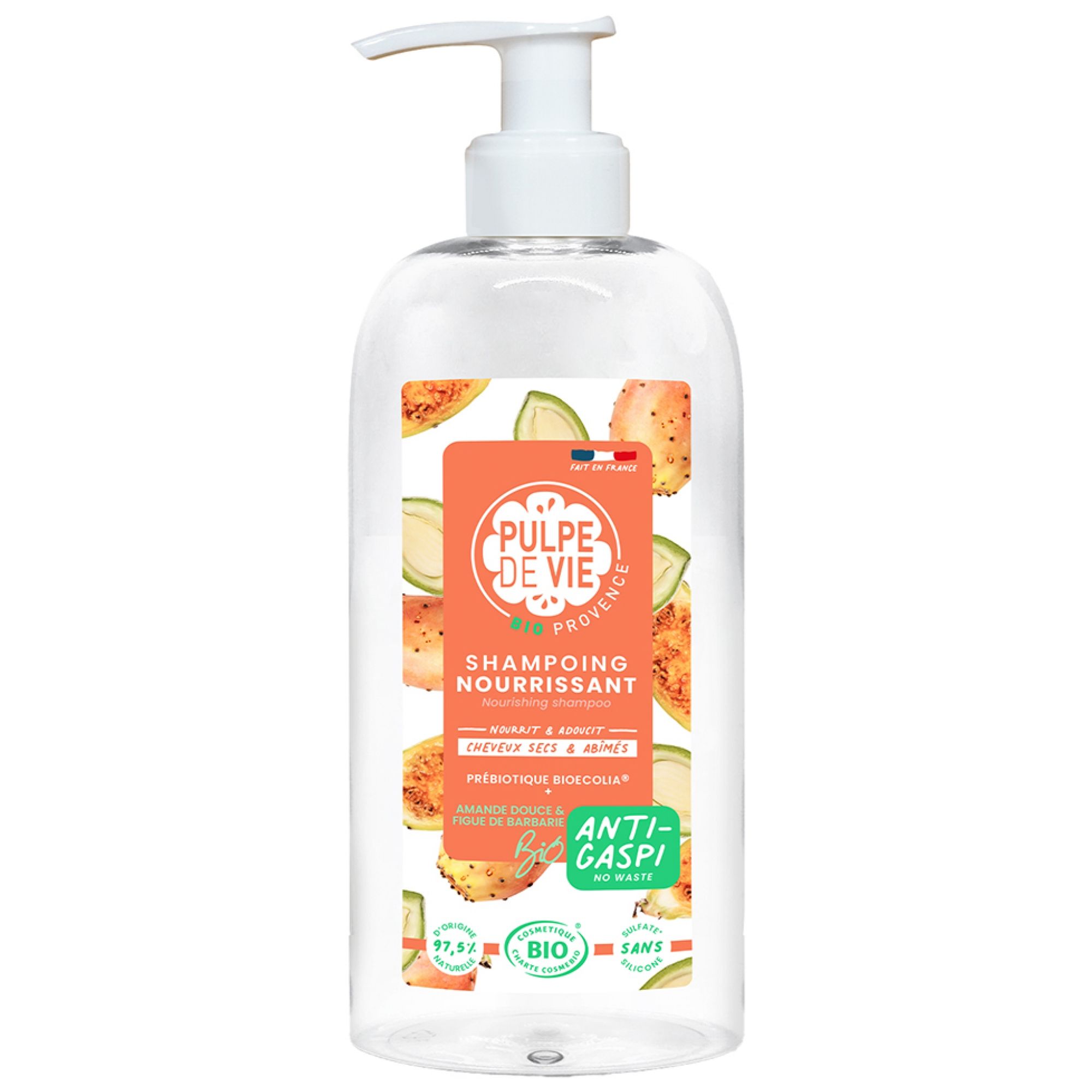 Pulpe de Vie Nährendes Bio-Süßmandel-Shampoo 4,4x7,4x21 cm