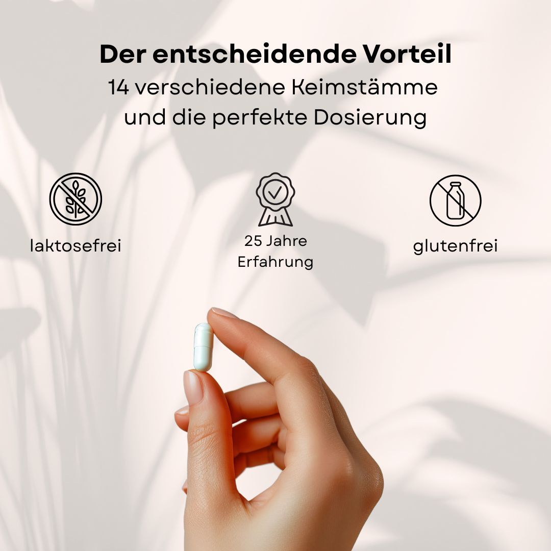 Darmflora Probiotika für Darmkur & Darmsanierung ⭐Expertise seit 25 Jahren⭐