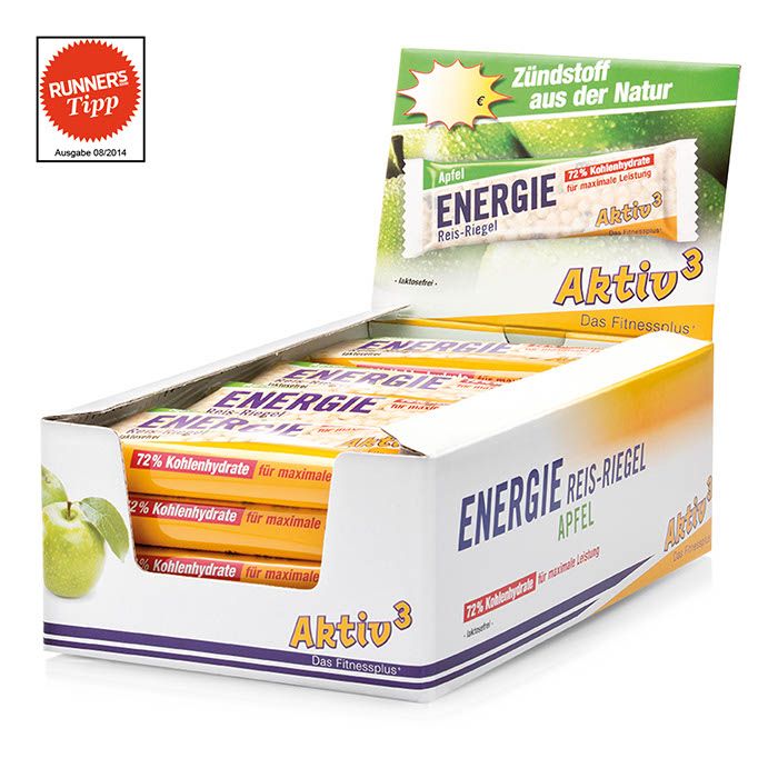 Sanct Bernhard Sport Energie Reis-Riegel Apfel 20 St Riegel