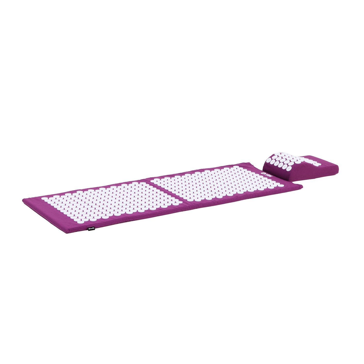 bodhi Vital Akupressur-SET XL aubergine, Akupressur-Matte mit Kissen und Tasche