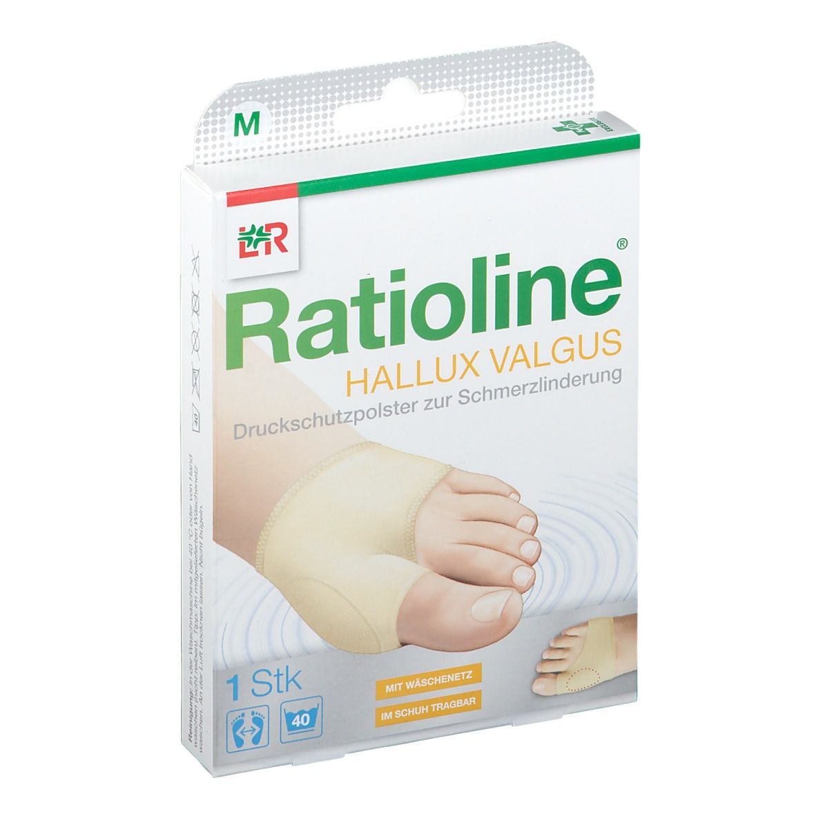 Ratioline® Hallux Valgus Druckschutzpolster M