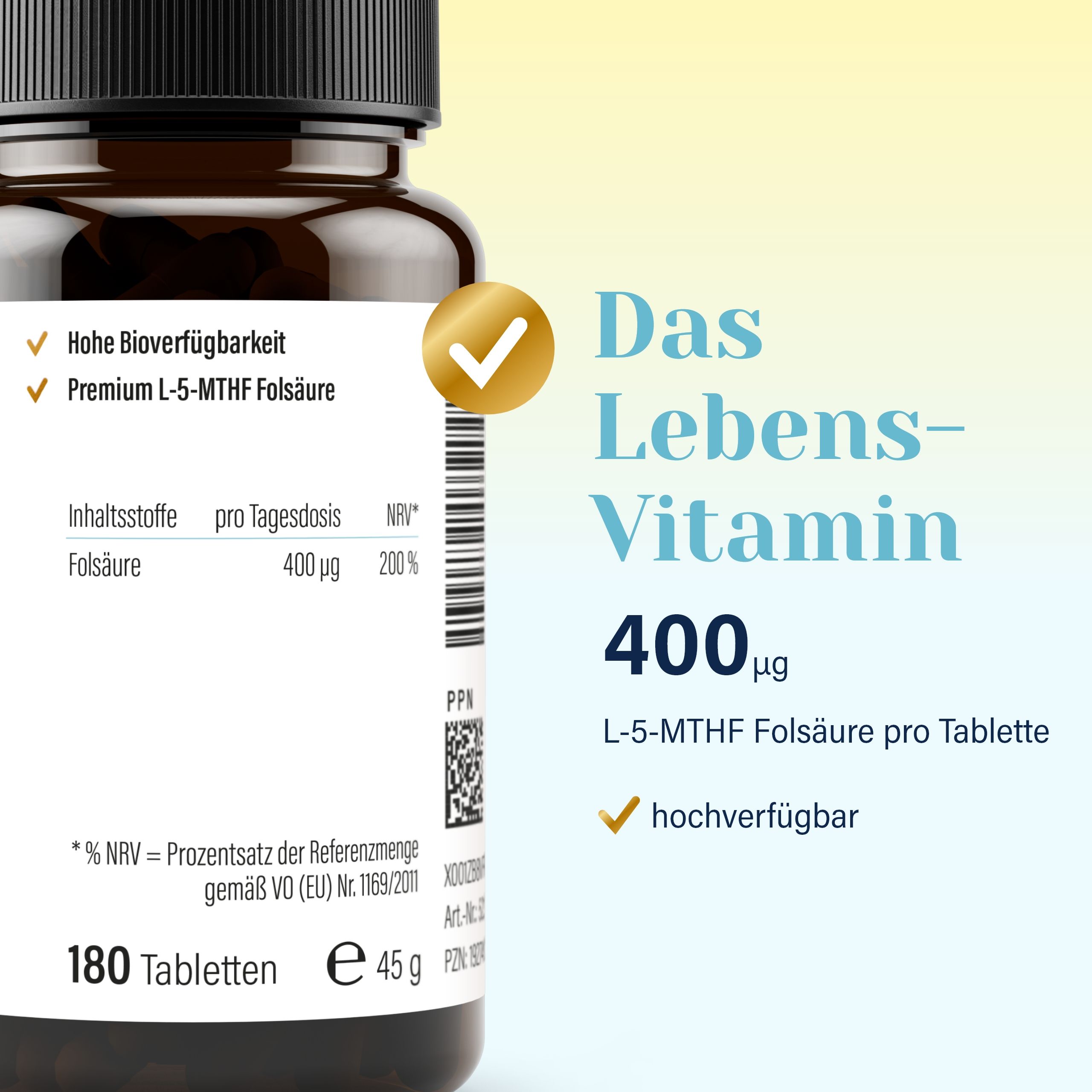 Novanature Folsäure Tabletten 180 St