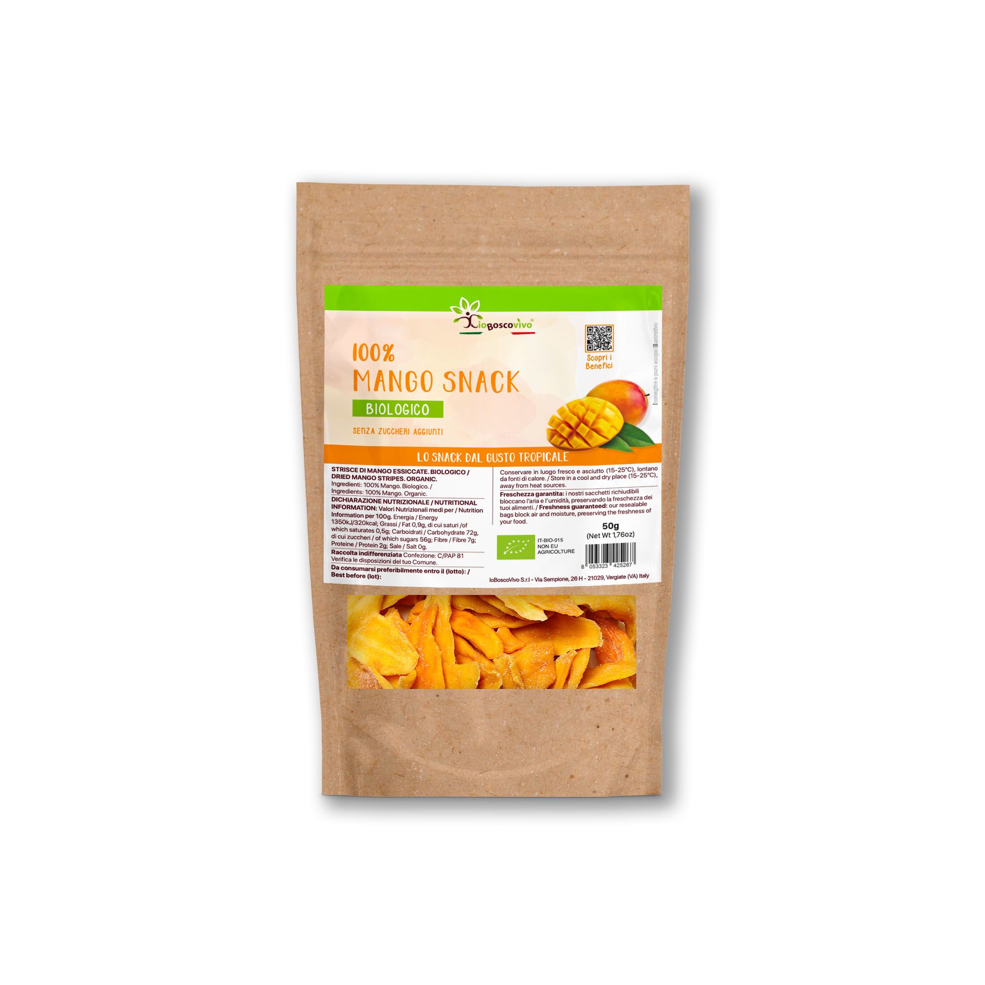 IoBoscoVivo Mango a fette biologico