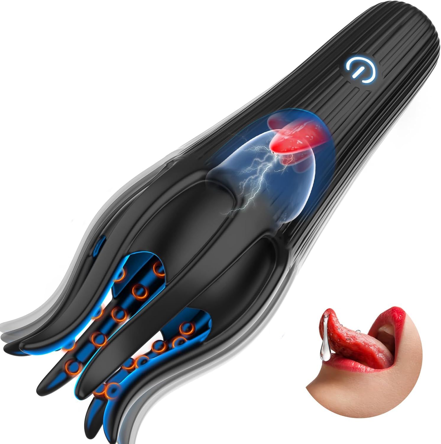 Tagnaff Masturbator voor Mannen Peniseikelstimulator 1