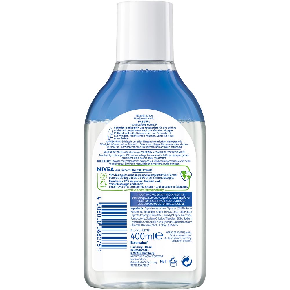 NIVEA Mizellenwasser Skin Glow & Regeneration Routine Set Reinigung