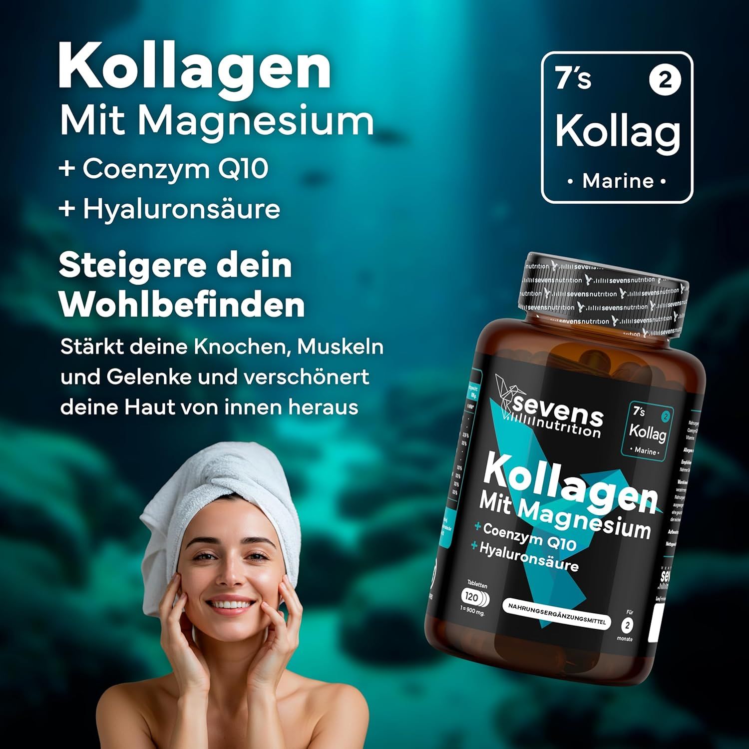 SEVENS NUTRITION Kollagen Kapseln