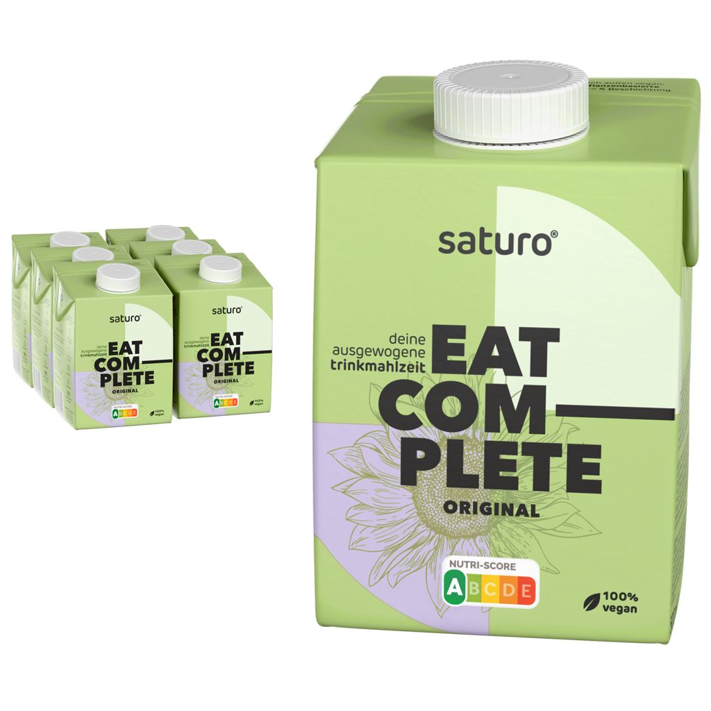 Saturo Trinknahrung Vegan Original | Astronautennahrung Mit Protein | Trinkmahlzeit Mit Nährstoffen