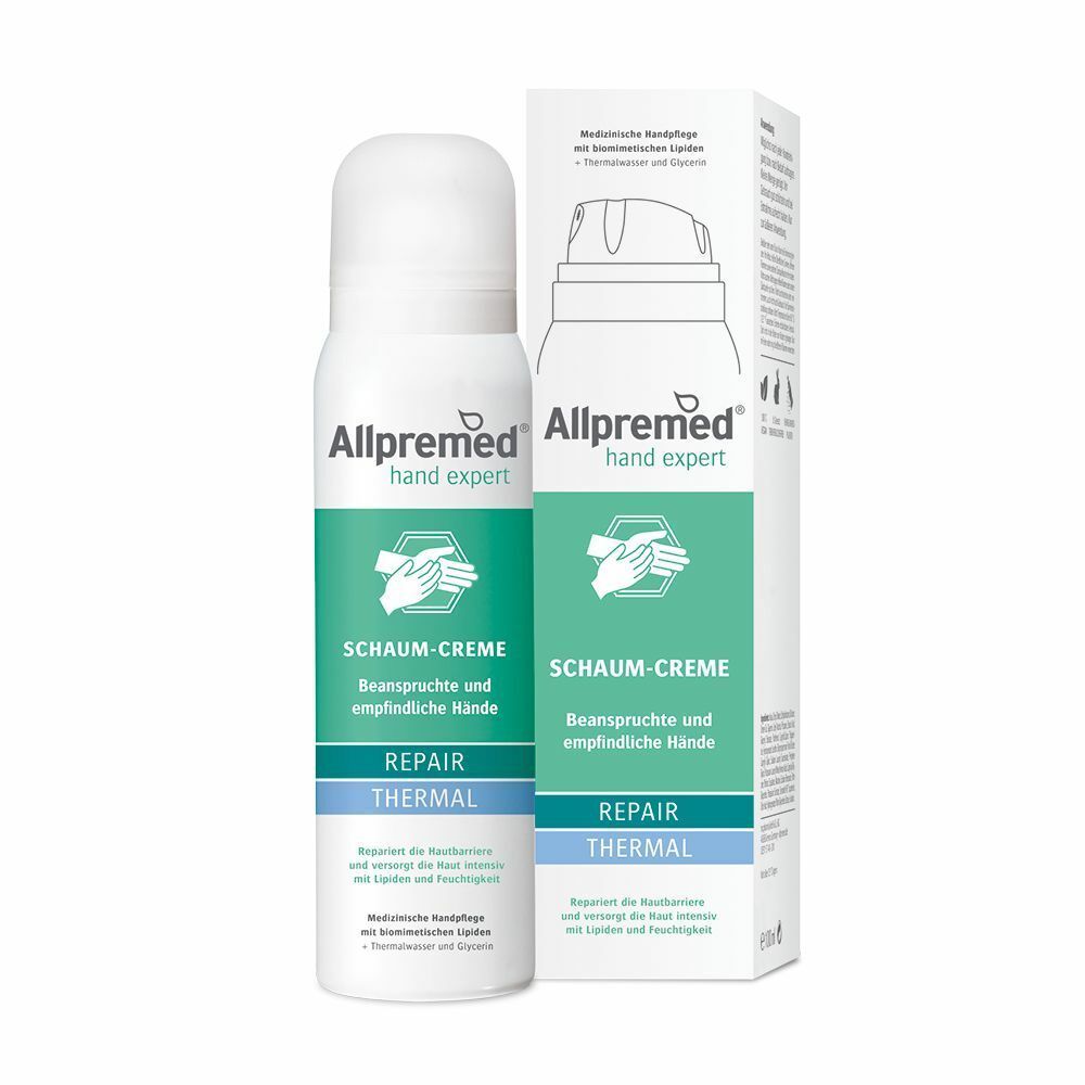 Allpremed® hand expert Lipid Schaum-Creme REPAIR Thermal