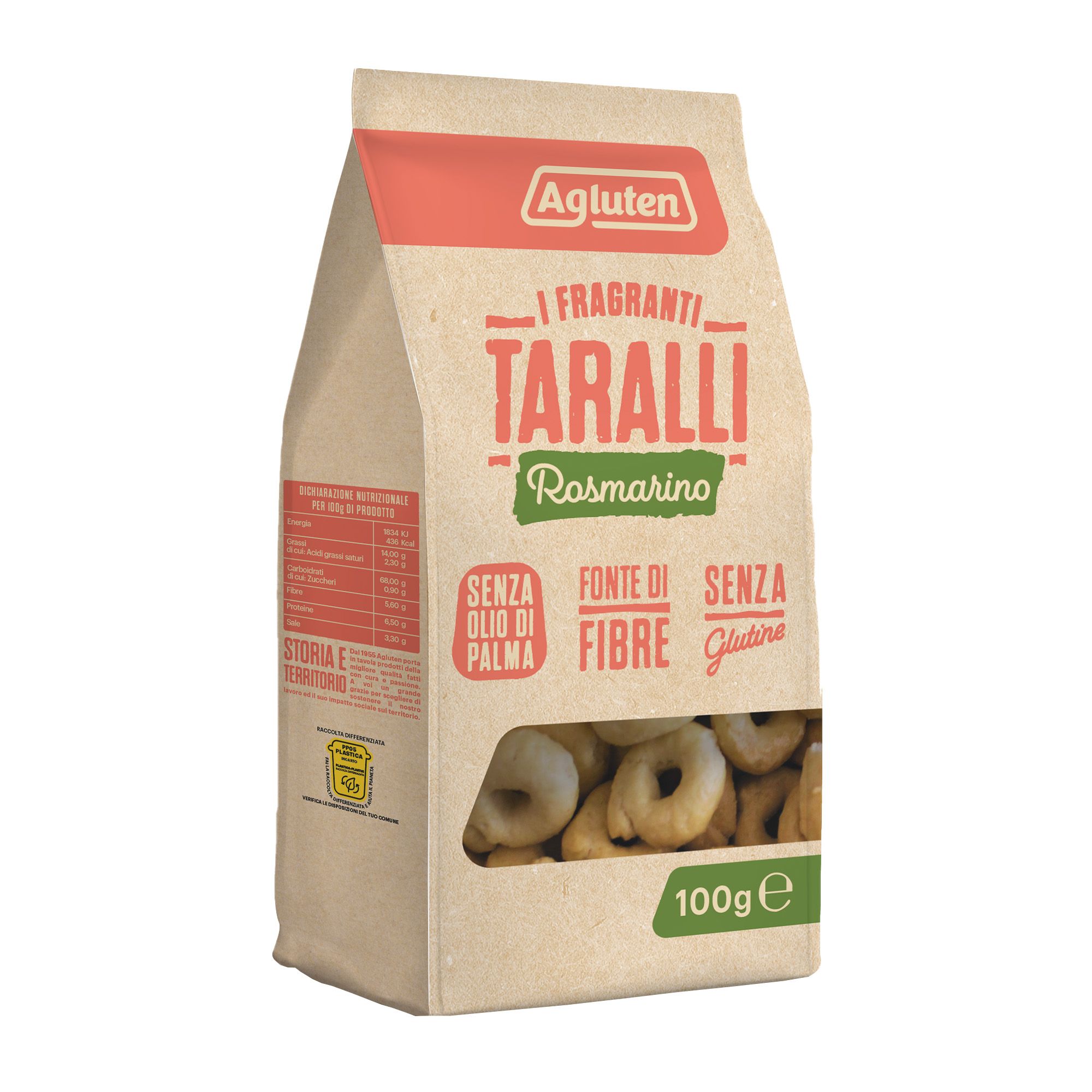 Taralli Rosmarino Senza Glutine - Agluten