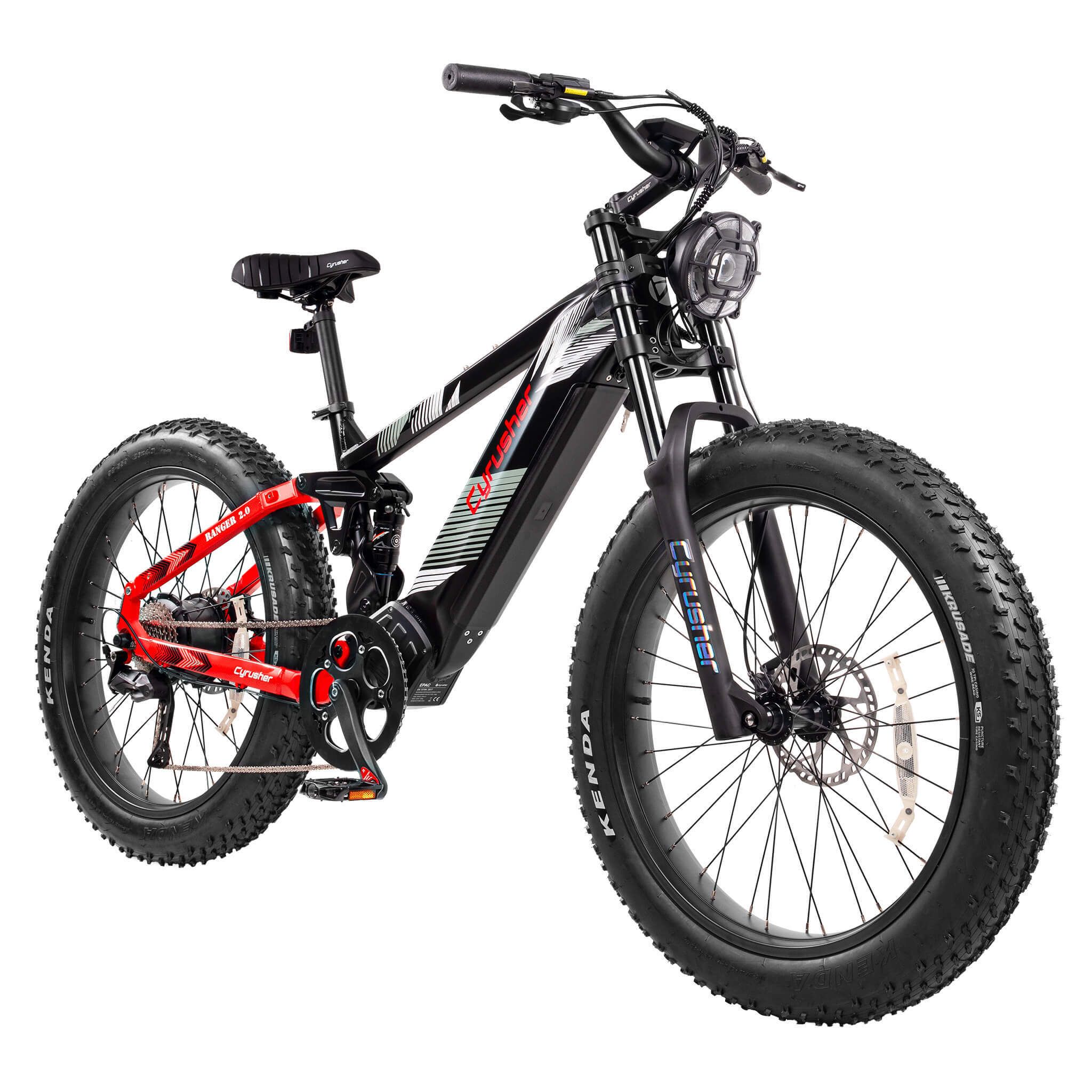 Cyrusher Ranger 2.0 E-Mountainbike, 52V 20Ah LG-Akku 1 St