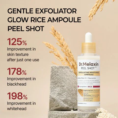 Dr.Melaxin Peel Shot Exfoliant White Rice Ampoule