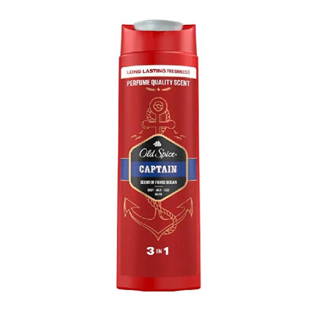 Old Spice Captain Shower Gel and Shampoo for Men