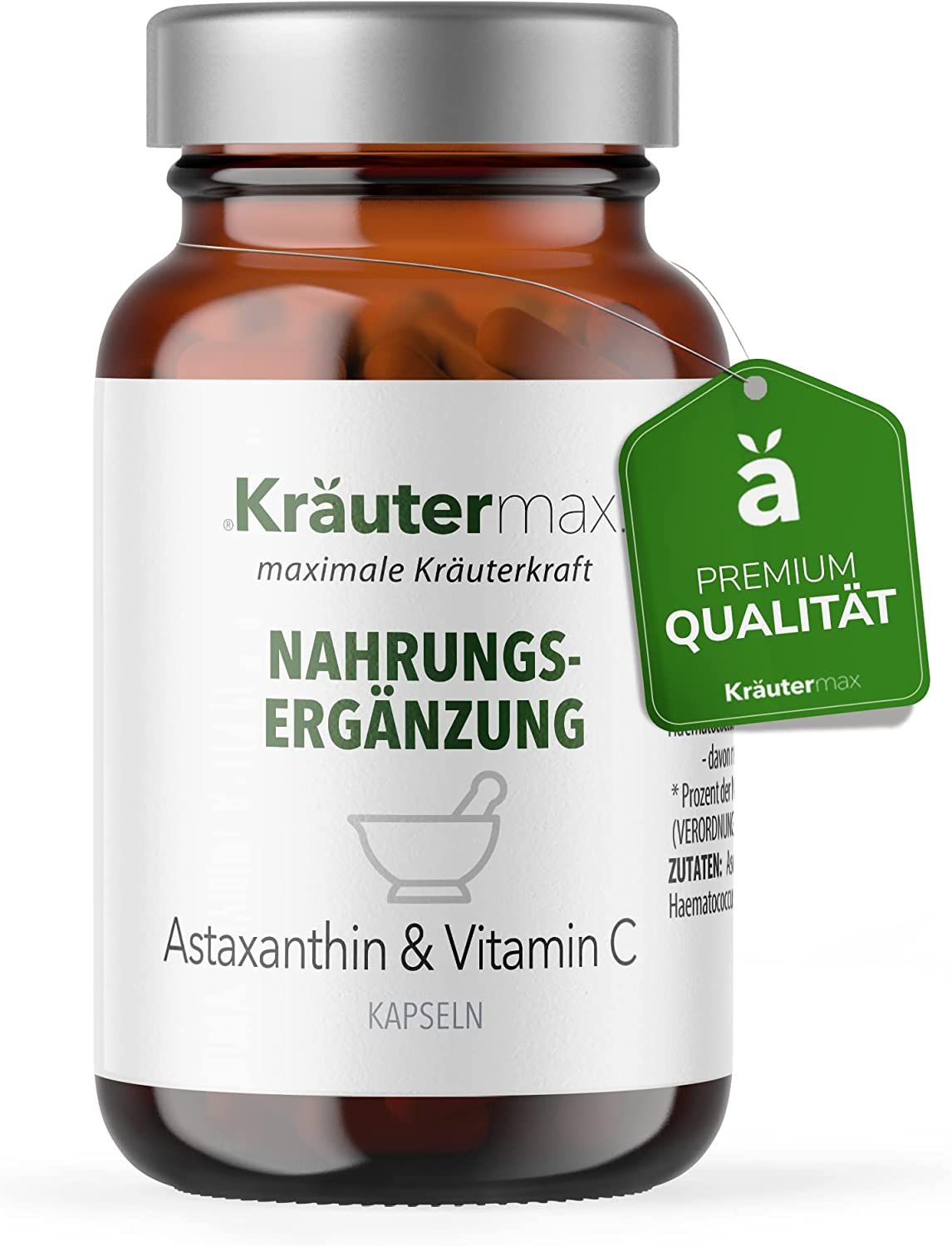 Kräutermax Astaxanthin mit Vitamin C Kapseln