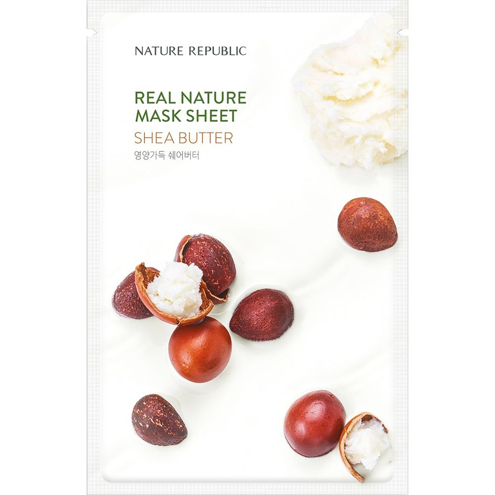 NATURE REPUBLIC Real Nature Shea Butter Sheet Face Mask