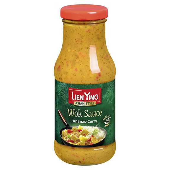 Lien Ying WOK-Sauce Ananas-Curry, fruchtig
