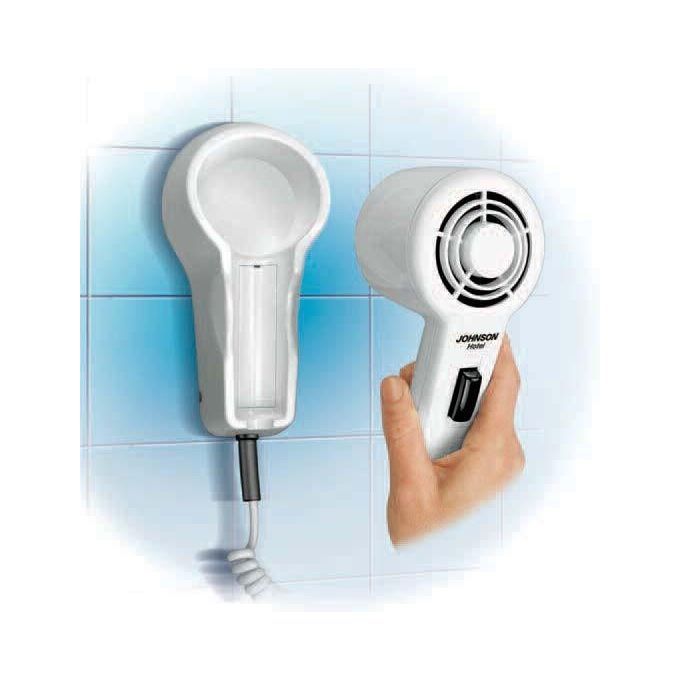 Johnson HOTEL asciuga capelli 1000 W Bianco
