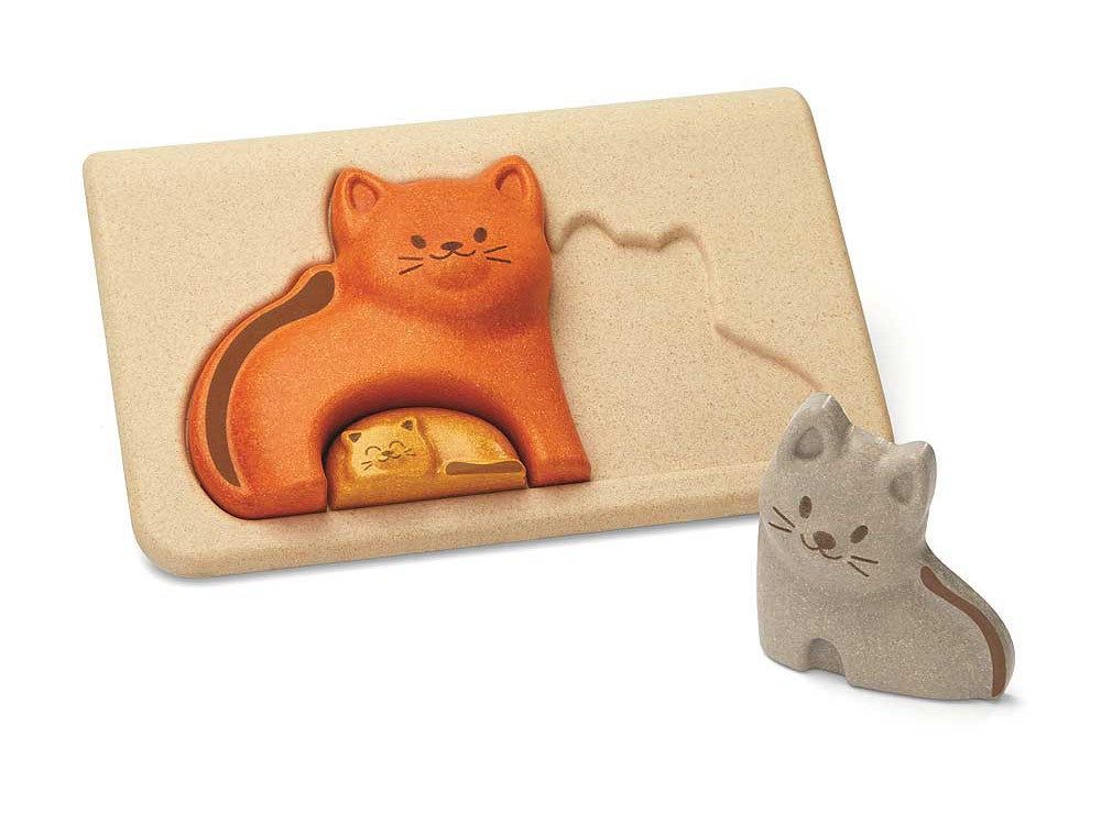 Plantoys Tier Puzzle (Katzen)