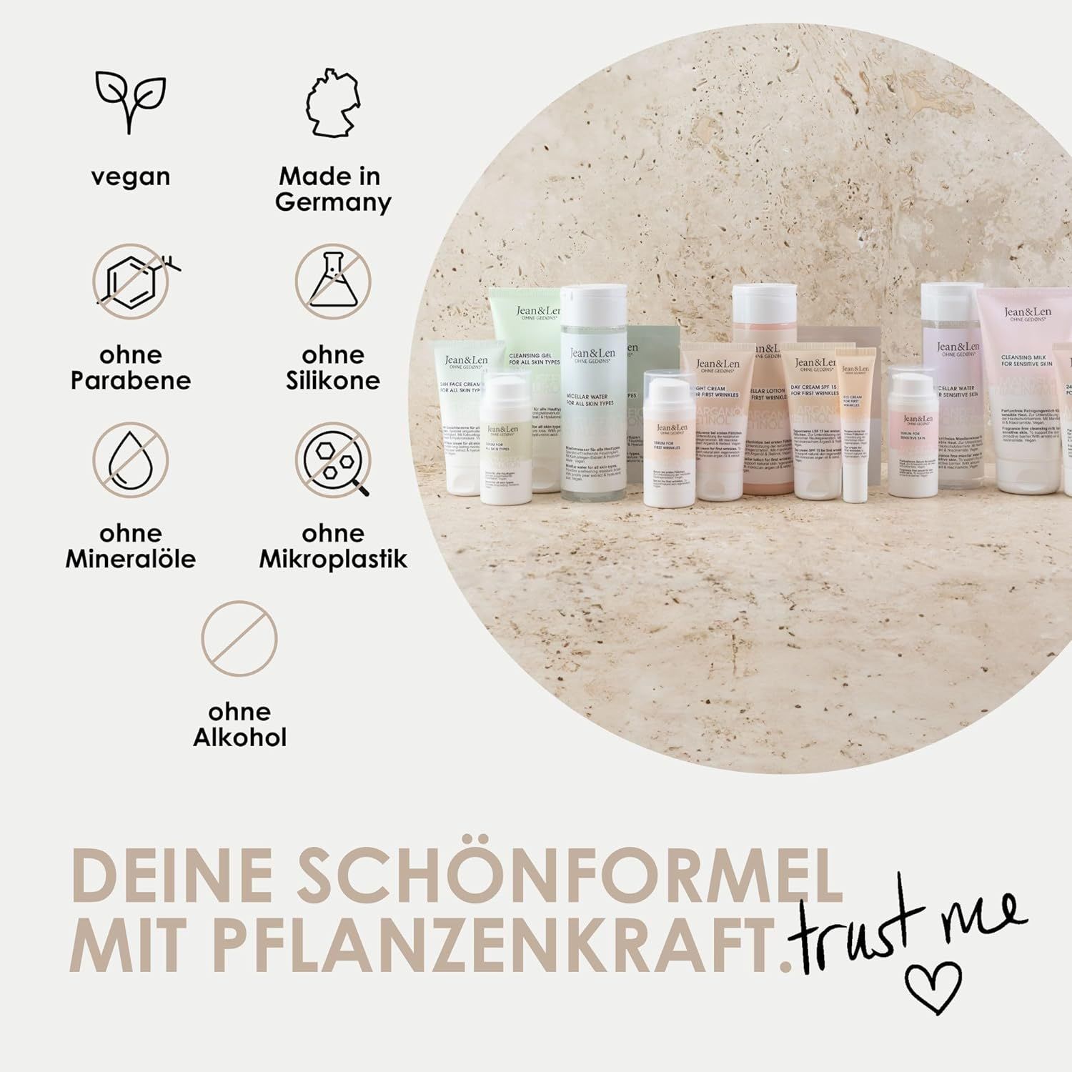 Jean & Len Regenerierende Nachtcreme Arganöl & Retinol