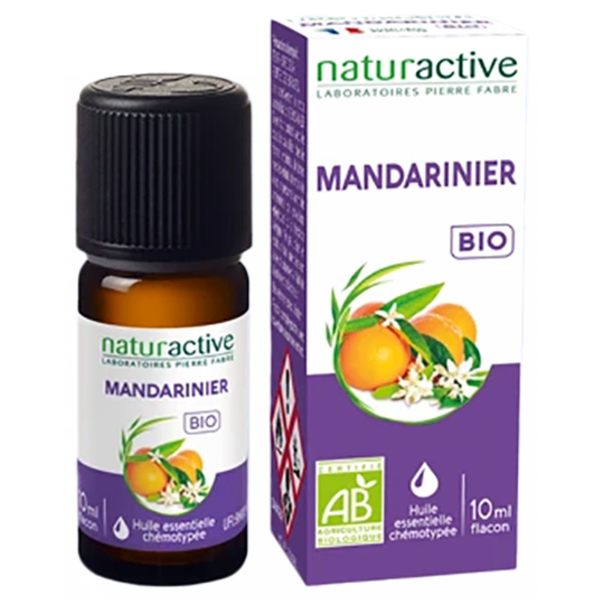 Naturactive Ätherisches Öl Bio-Mandarine 3x3x8 cm