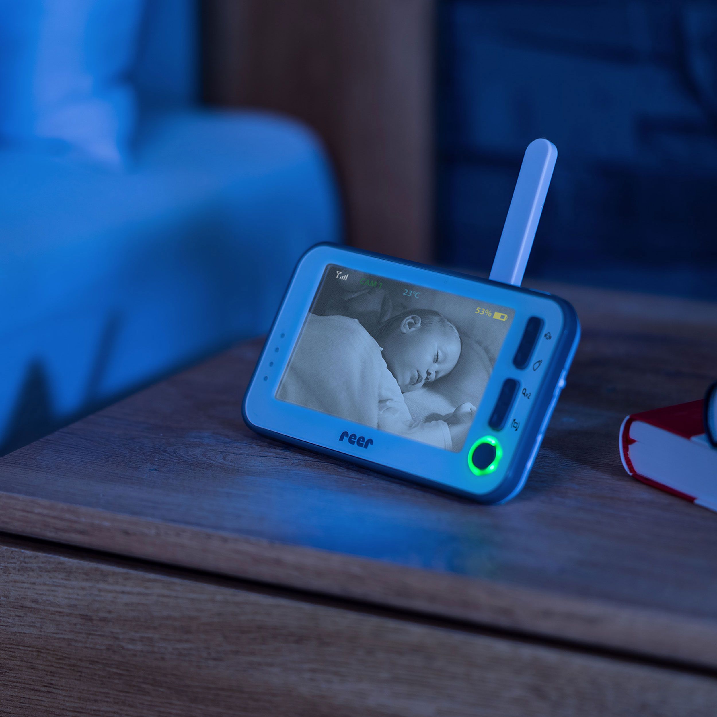 reer BabyCam L, Kamera, Farbbildschirm, Reichweite bis 300 m
