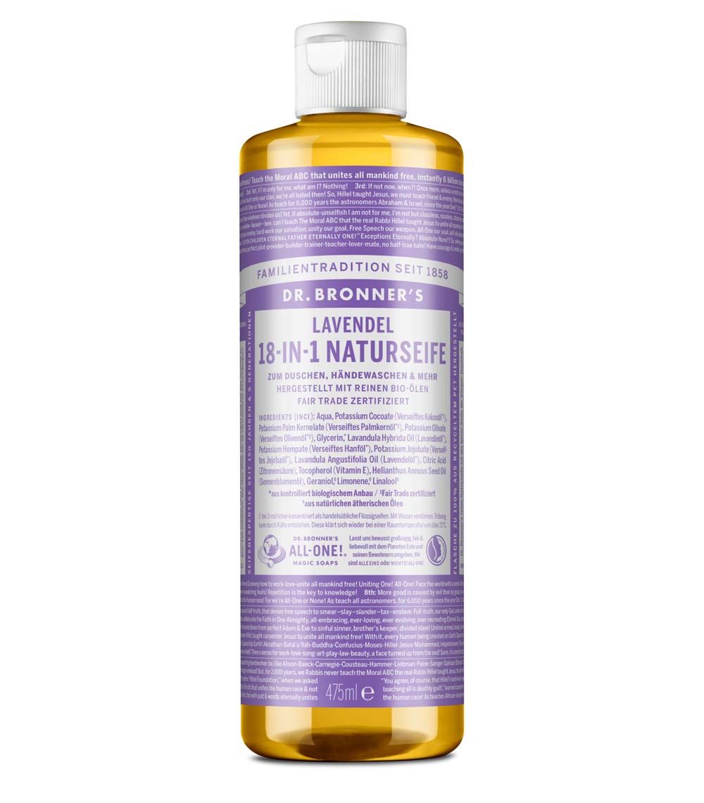 Dr. Bronner's Lavendel 18-in-1 Naturseife  Liquid Soap