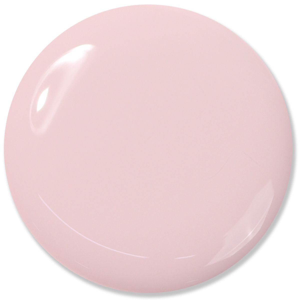 Rosa Nagellack-Tropfen. Glänzende Oberfläche. Runde Form.