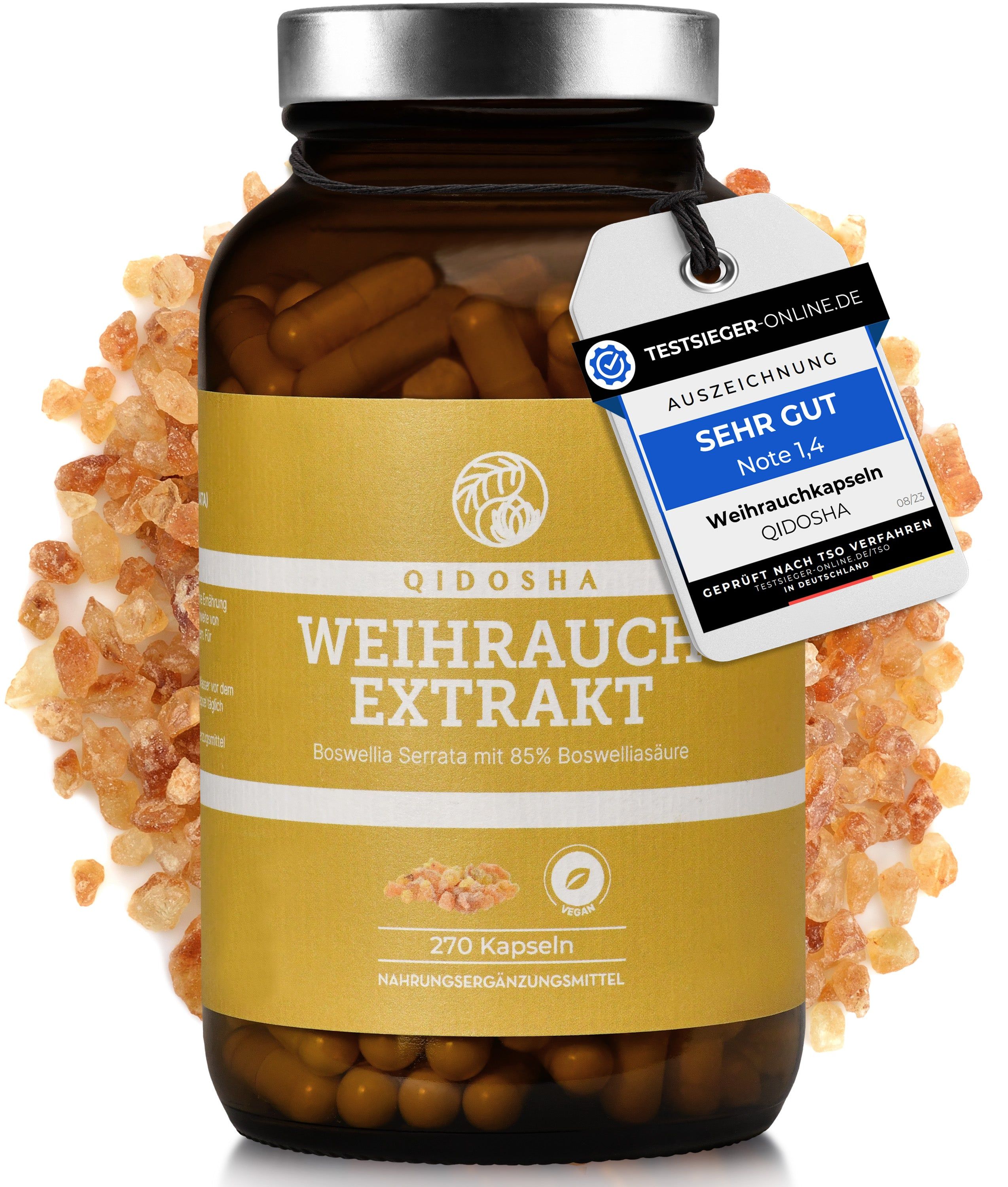QIDOSHA Weihrauch Extrakt (Boswellia Serrata 85%)