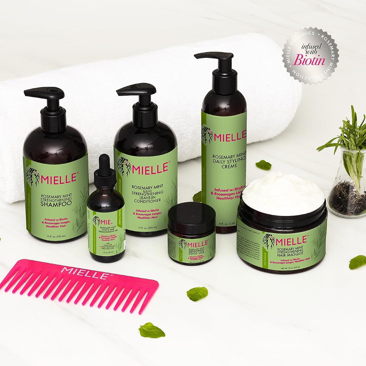 Haarmaske Mielle Rosemary Mint Strengthening
